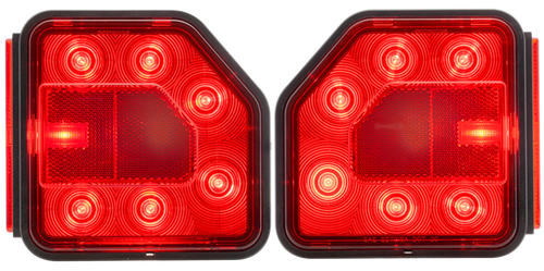 LED Combination Tail Lights for Over/Under 80” Applications