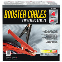 East Penn Mfg. - CABLE, BOOSTER 4 GA 20' B8 CPA BLK/RED B (JUMPER CABLE)