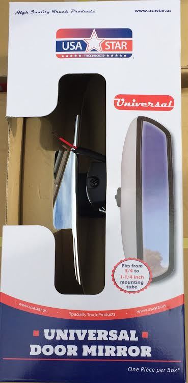 Top Mirror Chrome fits Freightliner Columbia Passenger & Driver