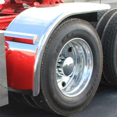 80” Half Tandem Fender Ultimate Low Rider 430 S.S. 14 Gauge Mirror Shine (Pair)