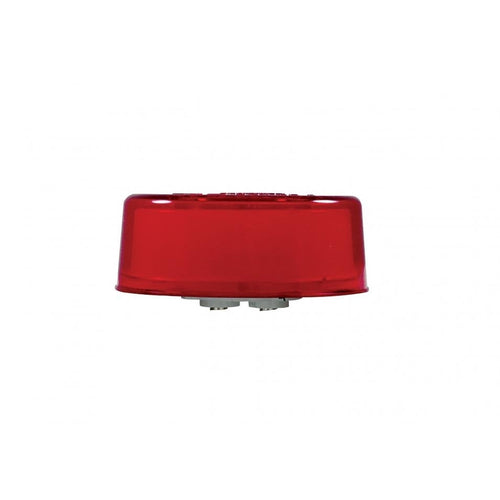 9 LED 2 1/2" Clearance/Marker Light - GLO Light - Red LED/Red Lens