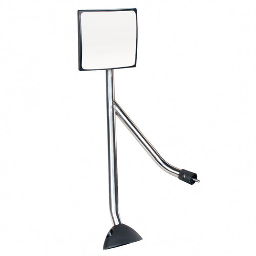 Chrome Hood Mirror Assembly For 2006-2017 International Prostar - Driver