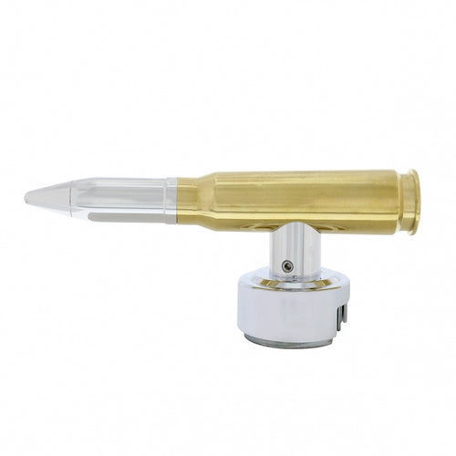 50 Caliber Bullet T-Handle Gearshift Knob With 13/15/18 Speed Adapter