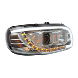 Chrome 2008+ Peterbilt 388 389 367 567 Projection Headlight