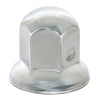 Standard Chrome Push-On Lug Nut Cover With Flange 33mm