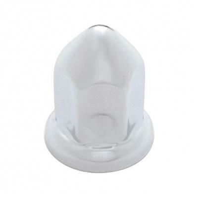 33mm x 2 3/8" Stainless Pointed Nut Covers w/ Flange (10 Pack)