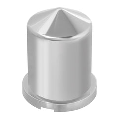 Pointed Chrome Plastic Push-On Lug Nut Cover 5/8'' & 15mm'' (10pcs)