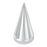 4-1/2" (H)Axis Chrome Plastic Push-On Lug Nut Cover 33mm''