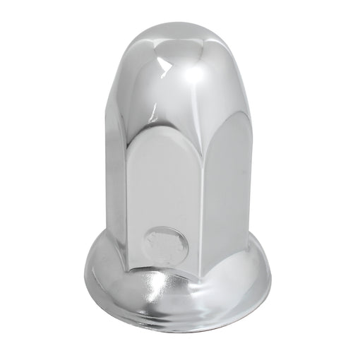 3" Chrome Steel Push-On Bullet Style 33mm lug nut cover