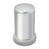 Plastic Lug Nut Cover 33M/M X 3-3/8” Tube Chrome Plastic Screw