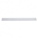 2" X 24" Chrome Top Mud Flap Plate - Welded Stud