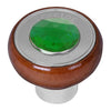 Green Tractor Script Air Valve Control Knob with Crystal