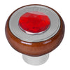 Red Tractor Script Air Valve Control Knob with Crystal