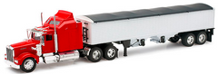 Toy Truck, Tractor with Grain Trailer 1:32 Scale, Kenworth W900