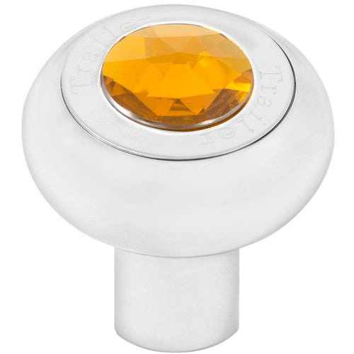 Trailer Amber  Screw-In Air Valve Control Knob with Crystal