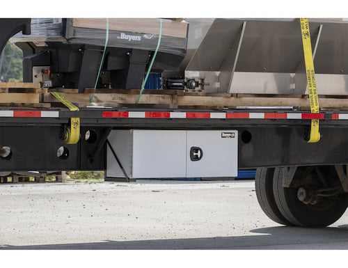 18x24 Inch Bolted Black Structural Tool box  Steel Mounting Brackets