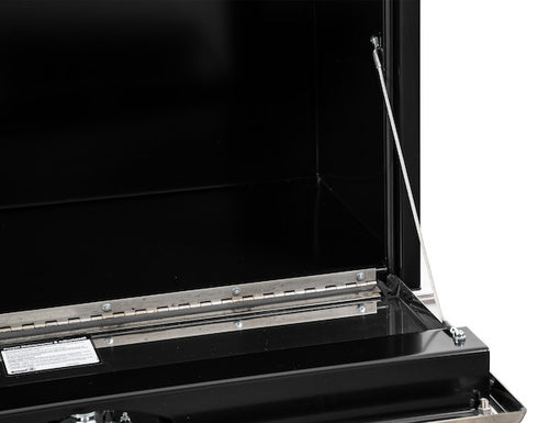 18x18x30 Inch Black Steel Truck Tool Box With Stainless Steel Door