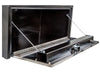 18x18x30 Inch Black Steel Truck Tool Box With Stainless Steel Door