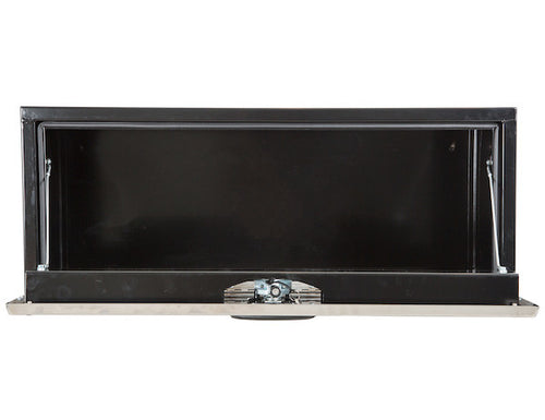 18x18x30 Inch Black Steel Truck Tool Box With Stainless Steel Door