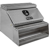 24x28x30 Inch Heavy Duty Diamond Tread Aluminum Step Tool Box