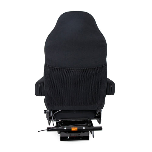 Seat Legacy, LO (Low Profile), Tuff Cloth W/ Arms Black