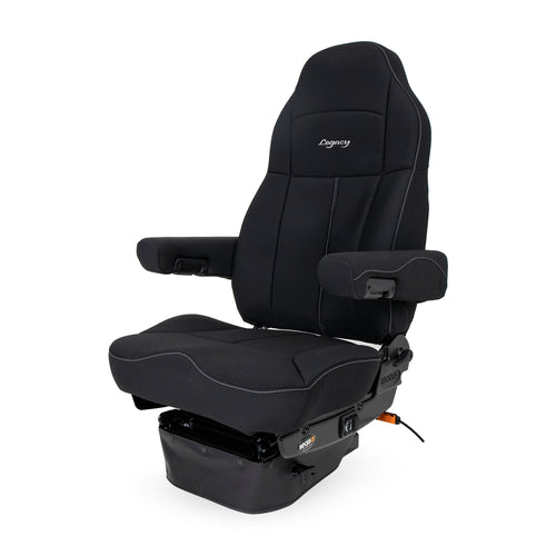 Seat Legacy, LO (Low Profile), Tuff Cloth W/ Arms Black