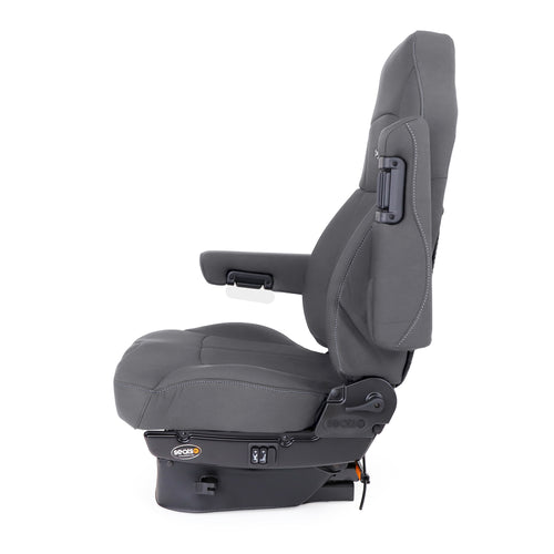 Seat Legacy Lo, Tuff Cloth With Arms, Gray