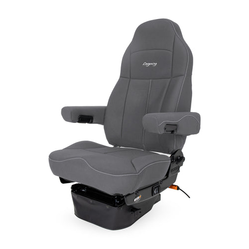 Seat Legacy Lo, Tuff Cloth With Arms, Gray