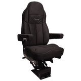 Seat Legacy Silver, Tuff Cloth with Arms, 2W AIR Lum, Black