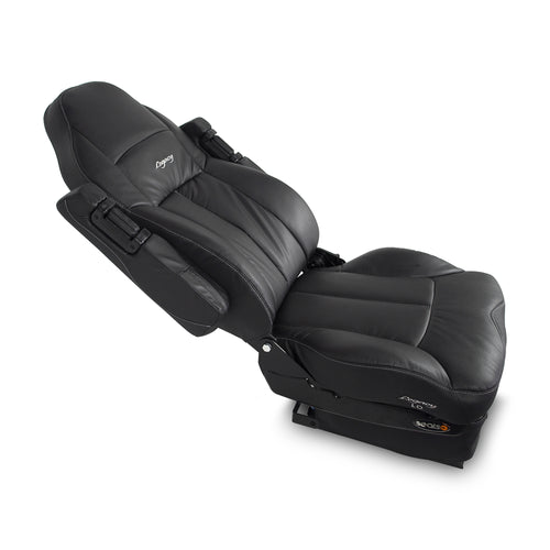 Black Leather Seat Legacy, LO (Low Profile), Highback DuraLeather W/ Under Adjust Arms