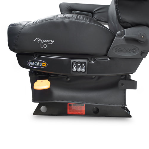 Seat Legacy, LO (Low Profile), Midback DuraLeather W/ Under Adjust Arms