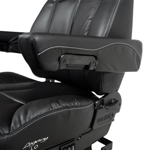 Seat Legacy, LO (Low Profile), Midback DuraLeather W/ Under Adjust Arms