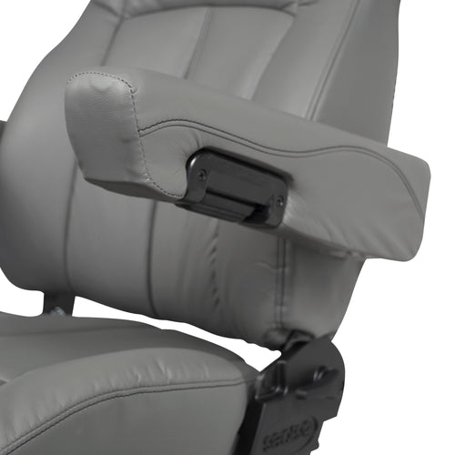 Seat Legacy, LO (Low Profile), Midback DuraLeather W/ Under Adjust Arms