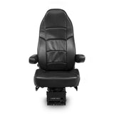 Seat Heritage Silver Vinyl, Highback W/ Arms