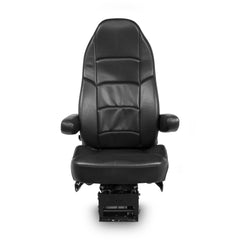 Seat Heritage Silver Vinyl, Highback W/ Arms