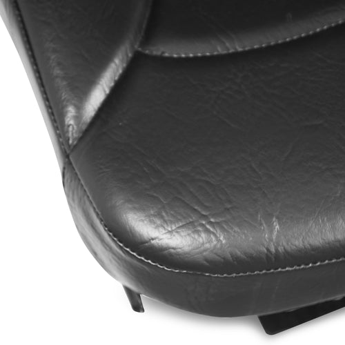 Seat Heritage Silver Vinyl, Highback W/ Arms