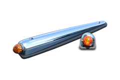 Mini Torpedo Cab light Housing With Amber/Amber Watermelon Light