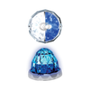3.5" Jewel Style Watermelon Hero LED Marker Light - White and Blue Light / Clear Lens