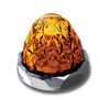 3.5" Amber/Amber Full Size Watermelon Jewel Series Hero Light