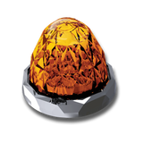 3.5" Amber/Amber Full Size Watermelon Jewel Series Hero Light