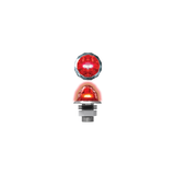3/4" Jewel Style Mini Watermelon Hero LED Light - Red Light / Red Lens