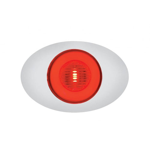 5 LED "M3 Millennium" "GLO" Clearance/Marker Light - Red LED w/ Red Lens