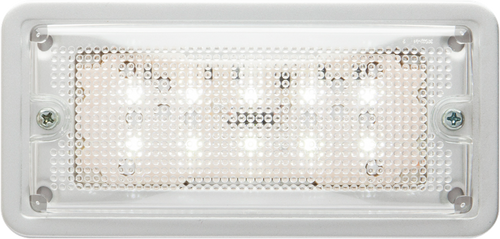 10-LED surface mount dome light 5.750 x 2.750 x 0.938