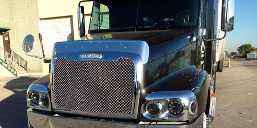 USA Star Logo LED Light fits Freightliner Grilles