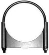 4.5" Round Bolt Single Saddle Exhaust Clamp- Zinc Plated