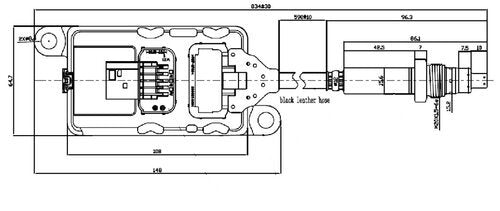 New NOx Sensor Nitrogen Oxide Sensor Fits Cummins