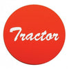 "Tractor" Aluminum Air Valve Knob Sticker Only - Red