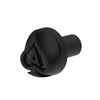 Ace Of Spades Air Valve Knob - Candy Black With Matte Black Inlay