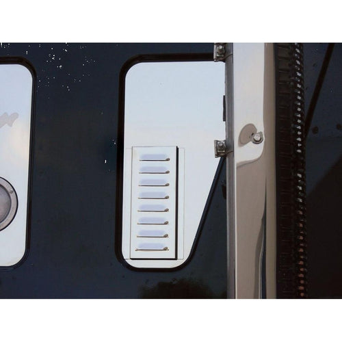 Stainless fits International ProStar/LoneStar Louvered Vent Covers