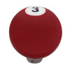 3 Ball Billiard Gearshift Knob - Red